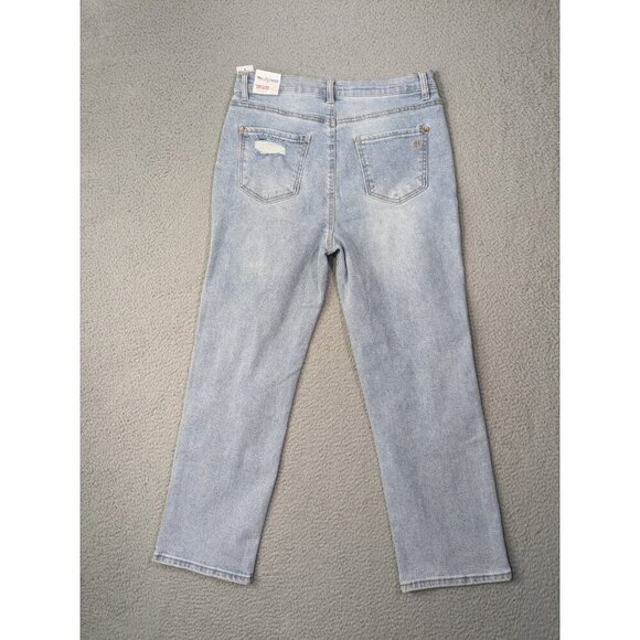 Wallflower The Fearless Curvy Super High Rise Straight Jeans Womens 9 / 29 Blue - Picture 2 of 16